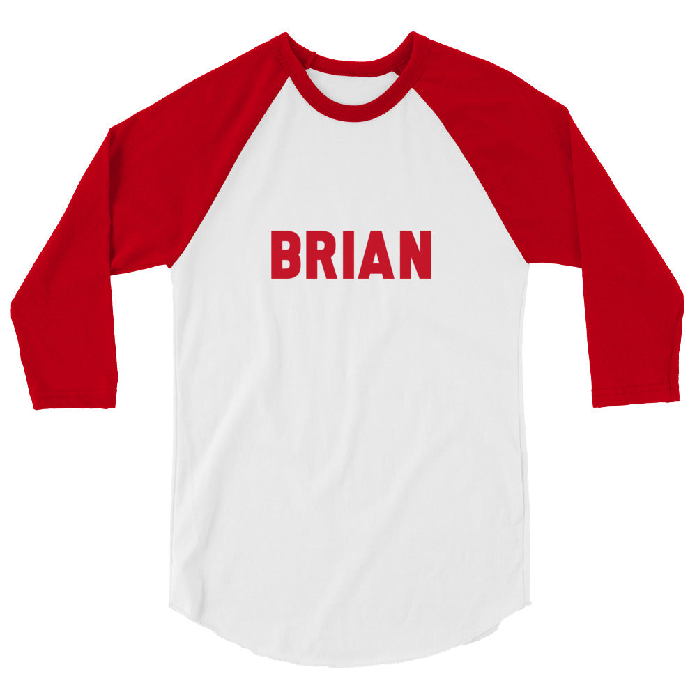 Brian Wilson "BRIAN" 70s Style The Beach Boys 3/4 Sleeve Raglan Unisex Shirt