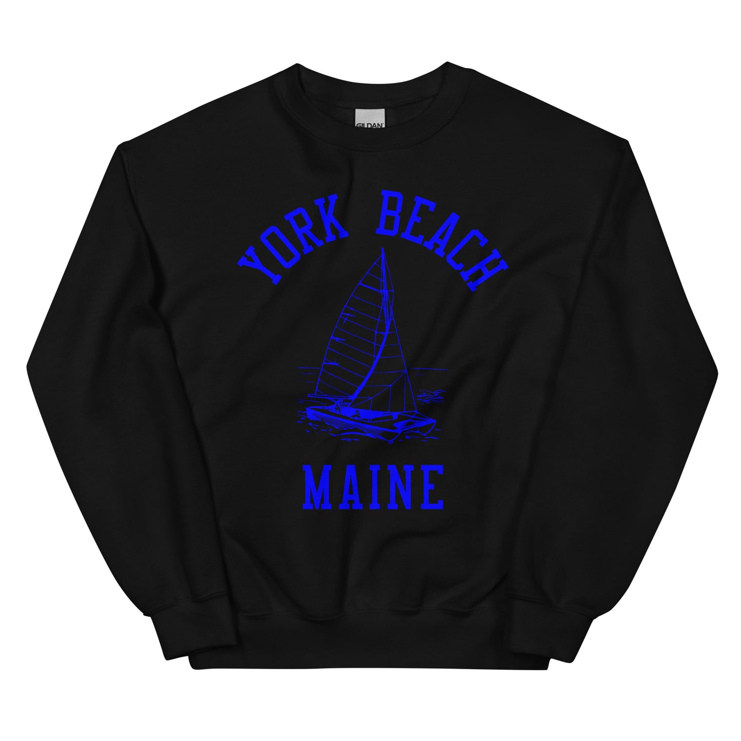 York Beach Maine Unisex Sweatshirt • Vacationland 70s Retro Style