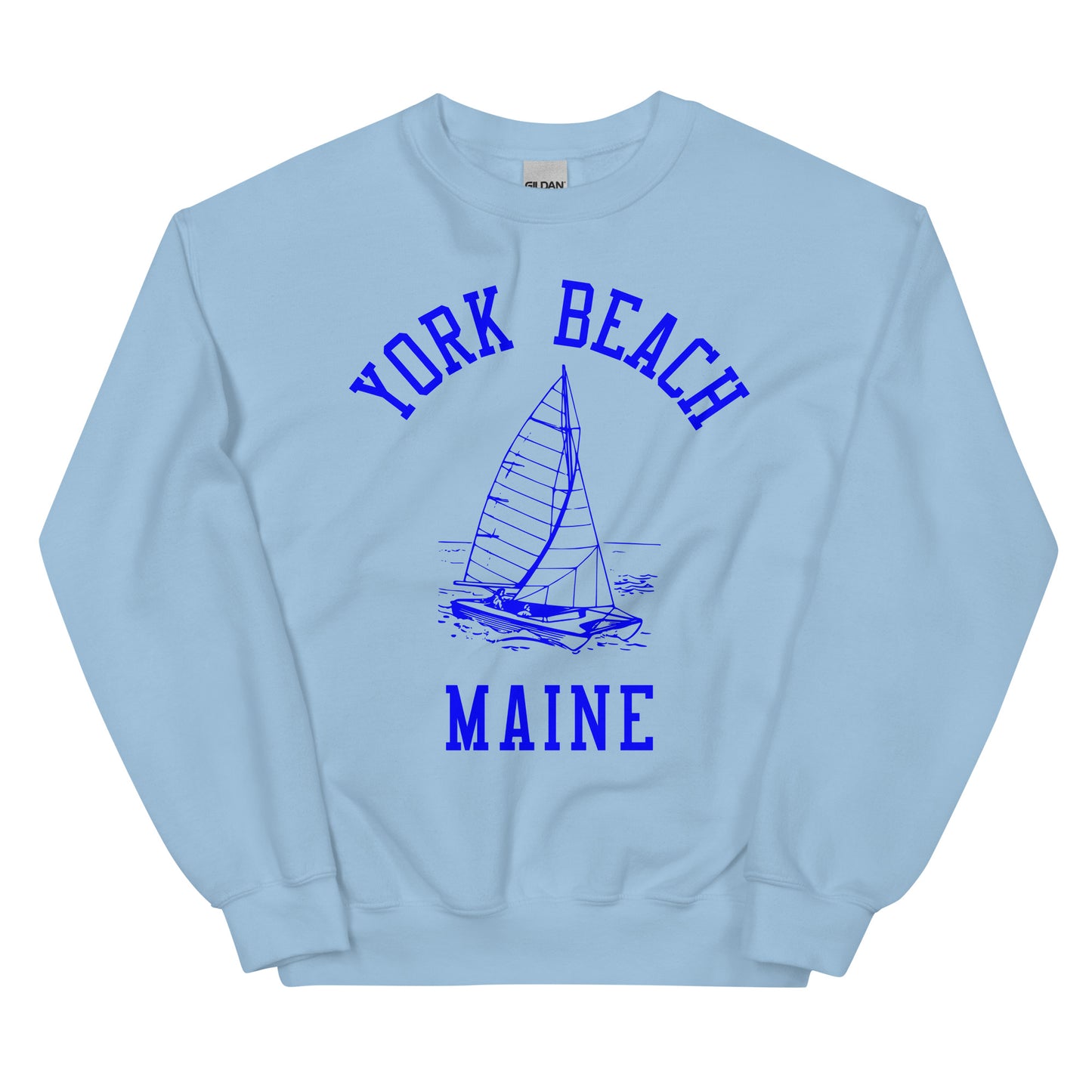 York Beach Maine Unisex Sweatshirt • Vacationland 70s Retro Style