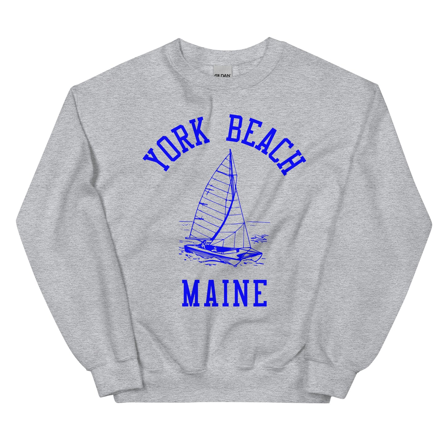 York Beach Maine Unisex Sweatshirt • Vacationland 70s Retro Style