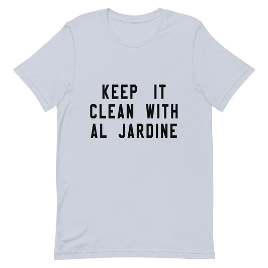 KEEP IT CLEAN WITH AL JARDINE Unisex T-shirt The Beach Boys Replica