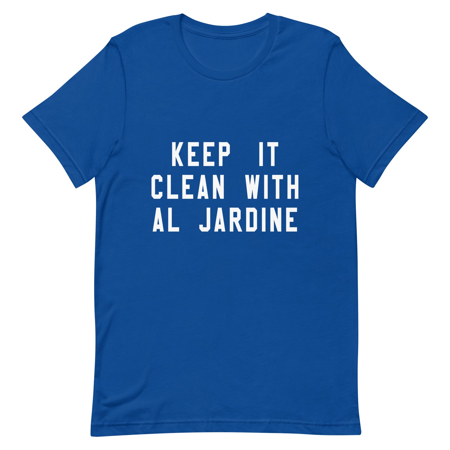 KEEP IT CLEAN WITH AL JARDINE Unisex T-shirt The Beach Boys Replica